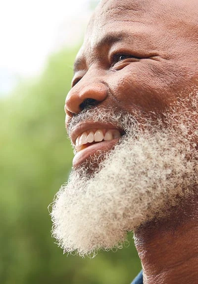 man smiling with dental implants from Family Practice Dentistry