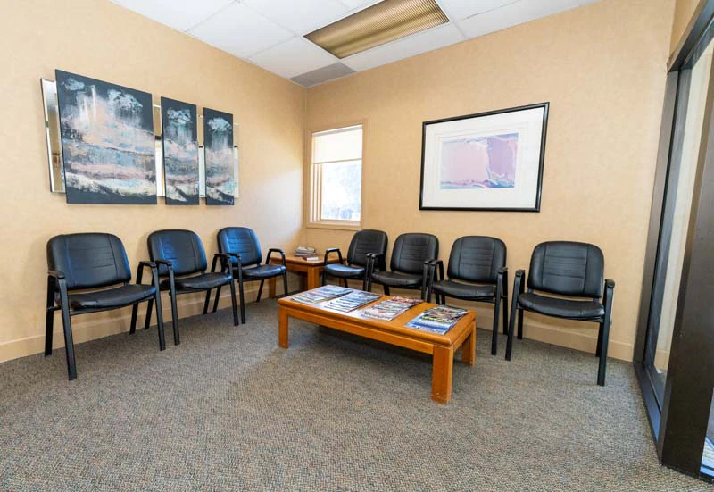 The waiting room area at Family Dental Practice in Kokomo IN.