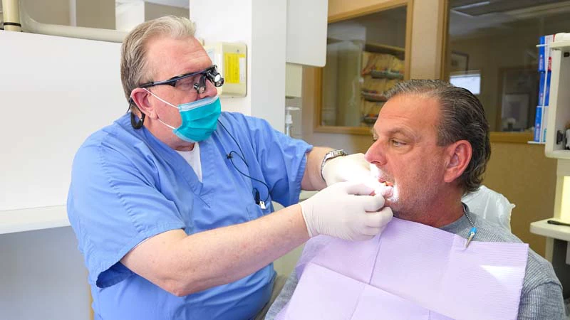 Dr. Kevin Welch discussing emergency dental options at Family Dental Practice in Kokomo IN.