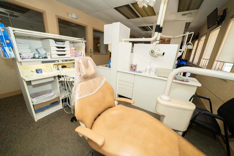 The dental exam room at Family Practice Dentistry in Kokomo IN.