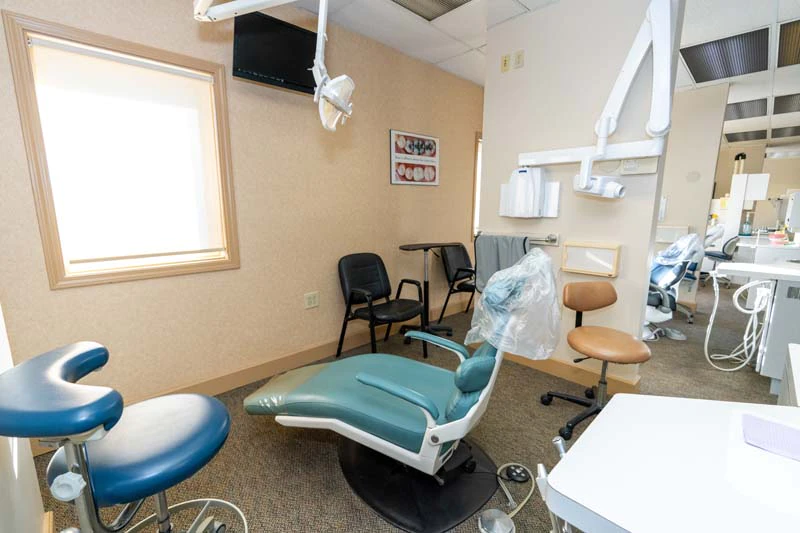 The exam room at Family Dental Practice in Kokomo IN.